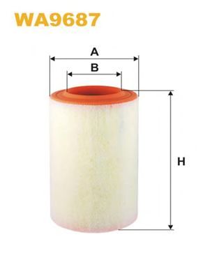 WIX FILTERS wa9687 -  Воздушный фильтр